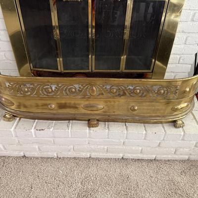 Sale Photo Thumbnail #140: Mid 20th century fireplace fender