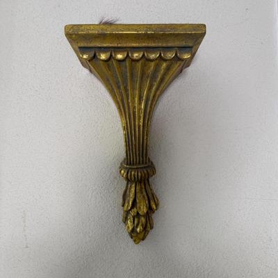 Sale Photo Thumbnail #148: Beautiful gold wall sconce