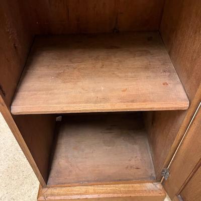 Two Bedside Wooden Cabinets (PC-BC)