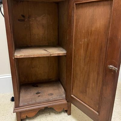 Two Bedside Wooden Cabinets (PC-BC)