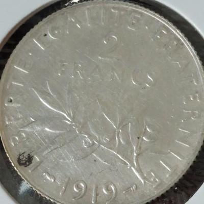 1919 silver coin