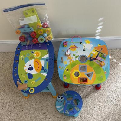 Boikido Wooden Activity Tables and More Toddler Items (BB2-SF)