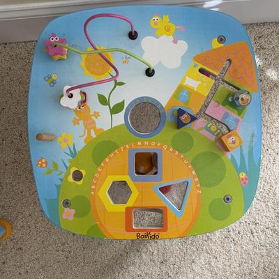 Boikido Wooden Activity Tables and More Toddler Items (BB2-SF)