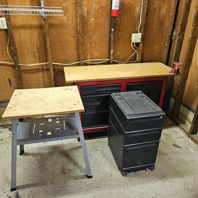Craftsman Workbench & Storage Chests