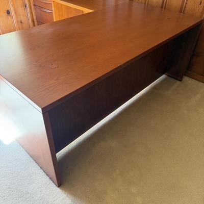 Jesper Wooden Corner Desk