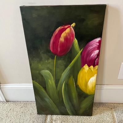 Triptych Tulip Painting (PB-BC)