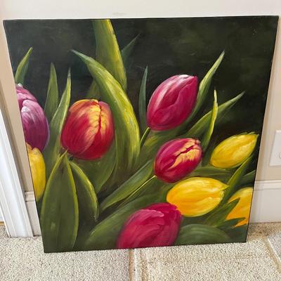 Triptych Tulip Painting (PB-BC)