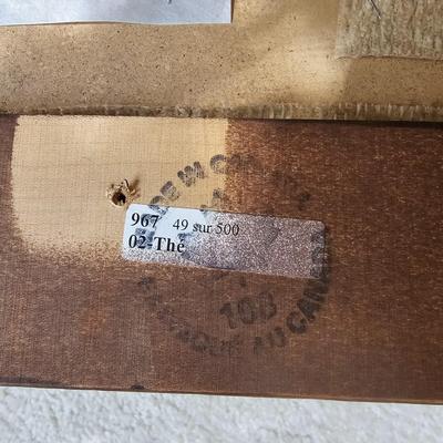 Sherman Tan/Black Platform Rocker & Matching Ottoman
