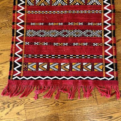 Moroccan Kilim Style Rug Wall Hanging