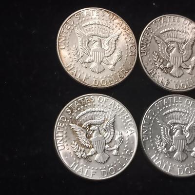 8 KENNEDY SILVER HALF DOLLARS