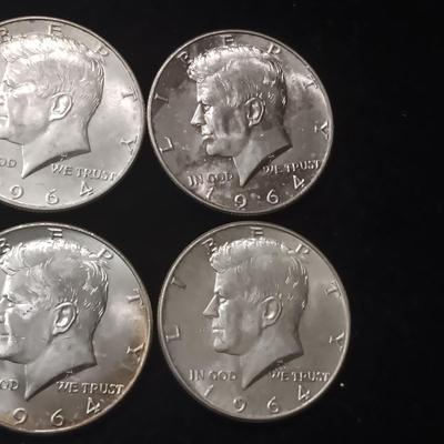 8 KENNEDY SILVER HALF DOLLARS