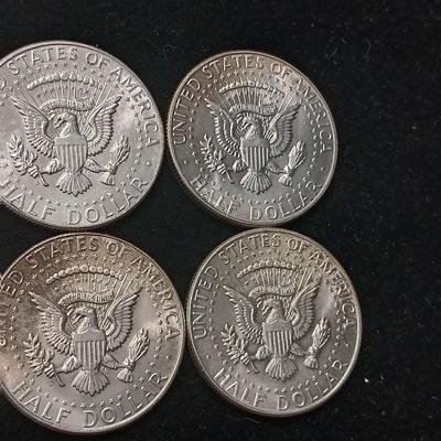 8 KENNEDY SILVER HALF DOLLARS