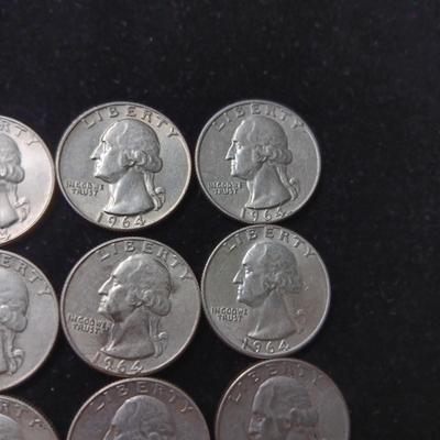 40 SILVER WASHINGTON QUARTERS MIXED DATES