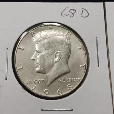 4 KENNEDY HALF DOLLARS
