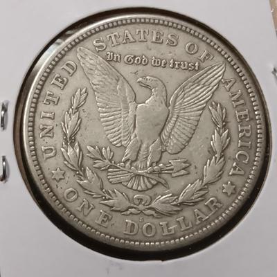 1921-S MORGAN SILVER DOLLAR
