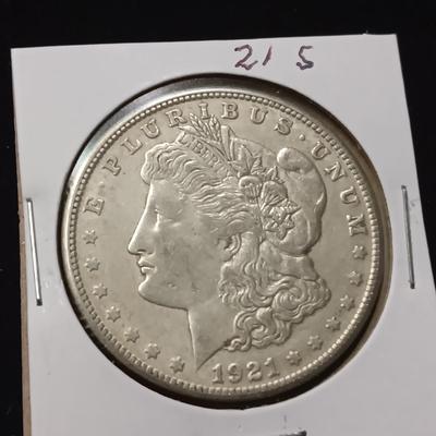 1921-S MORGAN SILVER DOLLAR