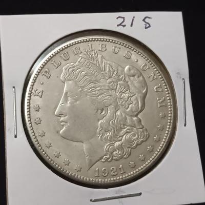 1921-P & 1921-S MORGAN SILVER DOLLARS