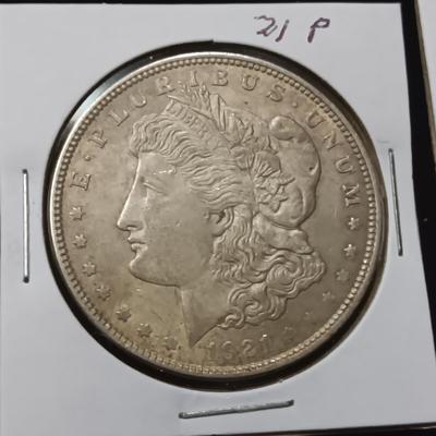 1921-P & 1921-S MORGAN SILVER DOLLARS