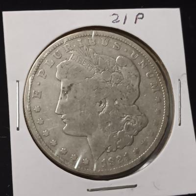1921-P & 1921-D MORGAN SILVER DOLLARS