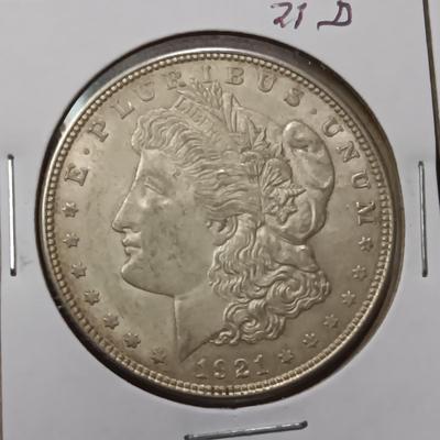 1921-P & 1921-D MORGAN SILVER DOLLARS