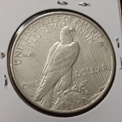 1923-D SILVER PEACE DOLLAR