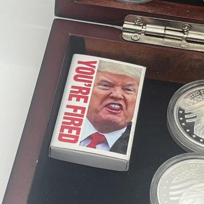 LOT 59: President Trump Commemorative Coins