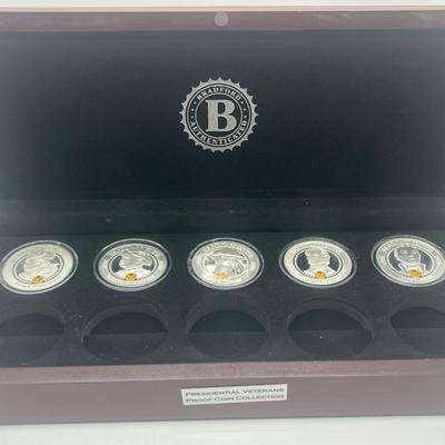 LOT 60: Commemorative Coins - Bradford Exchange - Presidents, Princess Diana and John Wayne