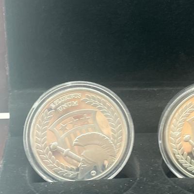 LOT 60: Commemorative Coins - Bradford Exchange - Presidents, Princess Diana and John Wayne