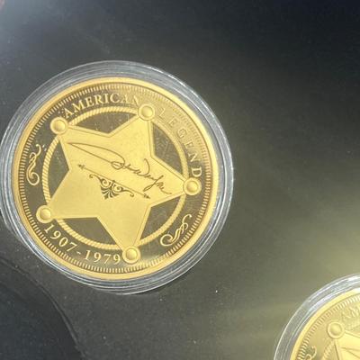 LOT 60: Commemorative Coins - Bradford Exchange - Presidents, Princess Diana and John Wayne