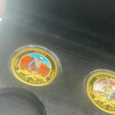 LOT 60: Commemorative Coins - Bradford Exchange - Presidents, Princess Diana and John Wayne