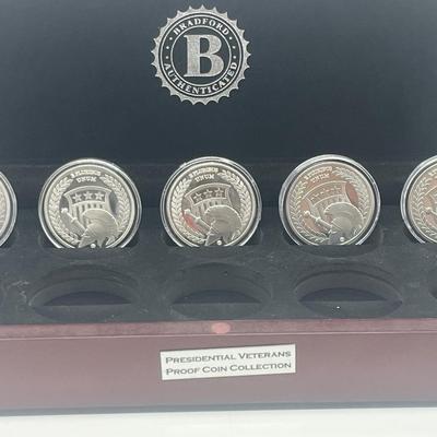 LOT 60: Commemorative Coins - Bradford Exchange - Presidents, Princess Diana and John Wayne