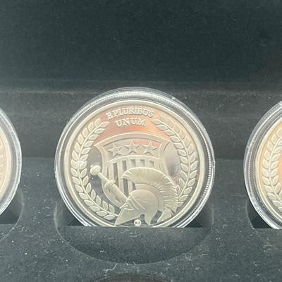 LOT 60: Commemorative Coins - Bradford Exchange - Presidents, Princess Diana and John Wayne