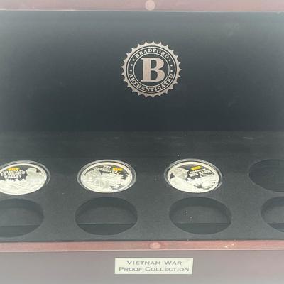 LOT 61: Commemorative Coins: Vietnam War, Greatest Civil War Battles and American Battles of the Pacific Theater