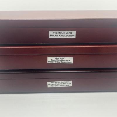 LOT 61: Commemorative Coins: Vietnam War, Greatest Civil War Battles and American Battles of the Pacific Theater