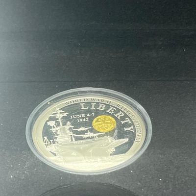 LOT 61: Commemorative Coins: Vietnam War, Greatest Civil War Battles and American Battles of the Pacific Theater