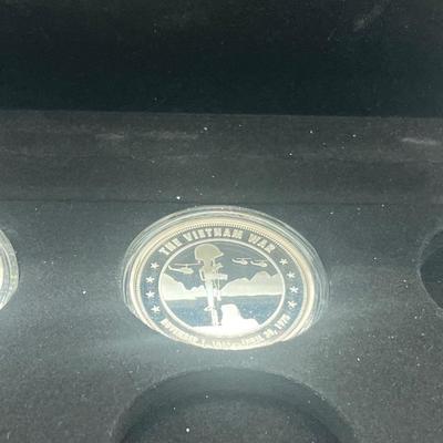 LOT 61: Commemorative Coins: Vietnam War, Greatest Civil War Battles and American Battles of the Pacific Theater