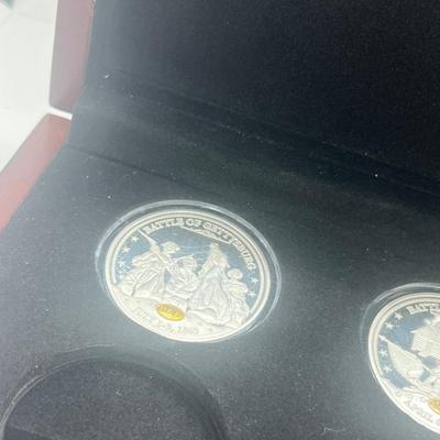 LOT 61: Commemorative Coins: Vietnam War, Greatest Civil War Battles and American Battles of the Pacific Theater