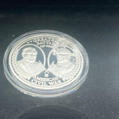 LOT 61: Commemorative Coins: Vietnam War, Greatest Civil War Battles and American Battles of the Pacific Theater