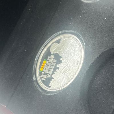 LOT 61: Commemorative Coins: Vietnam War, Greatest Civil War Battles and American Battles of the Pacific Theater