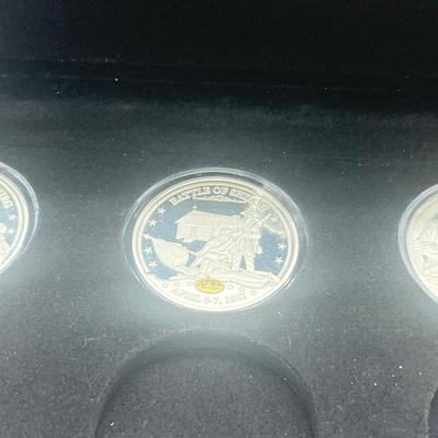 LOT 61: Commemorative Coins: Vietnam War, Greatest Civil War Battles and American Battles of the Pacific Theater