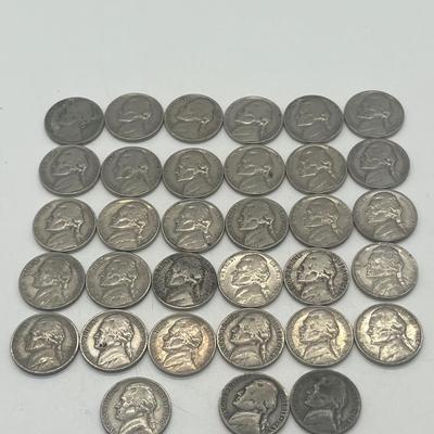 LOT 62: Collection of US Nickels - Buffalo and Jefferson (Some Silver)