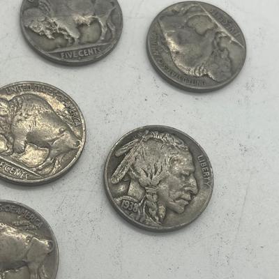 LOT 62: Collection of US Nickels - Buffalo and Jefferson (Some Silver)