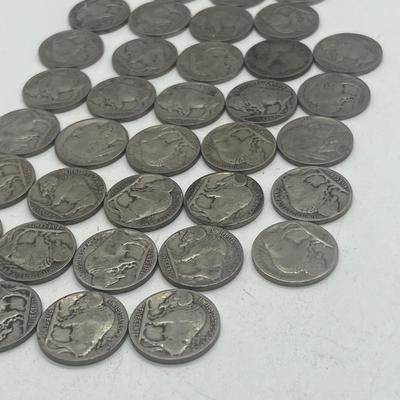 LOT 62: Collection of US Nickels - Buffalo and Jefferson (Some Silver)