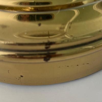 Three Converted Brass Oil Lamps (PB-BC)