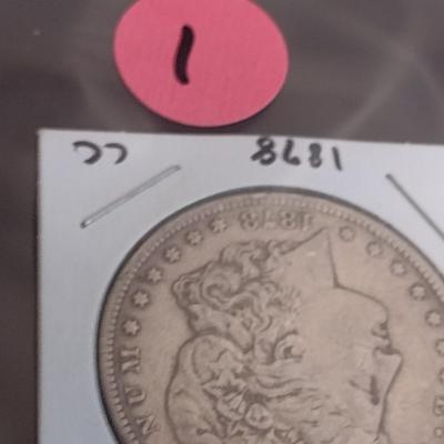 1878 Carson City U. S. Morgan Silver Dollar Circulated (1)