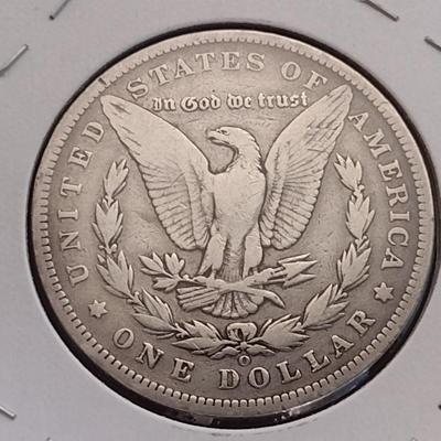 1887-O U. S. Morgan Silver Dollar Circulated (5)