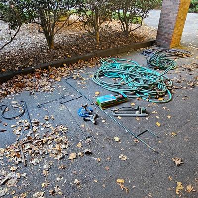 Assorted Hoses, Sprinklers & More Yard Items