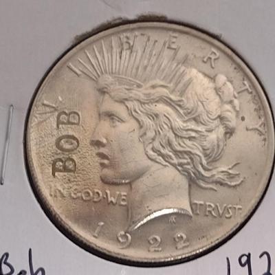 1922-S U. S. Peace Silver Dollar Circulated (9)