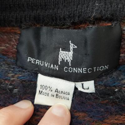 Peruvian Connection Sweaters Size L & XL (BB1-BBL)