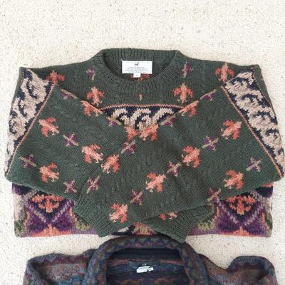 Peruvian Connection Sweaters Size L & XL (BB1-BBL)